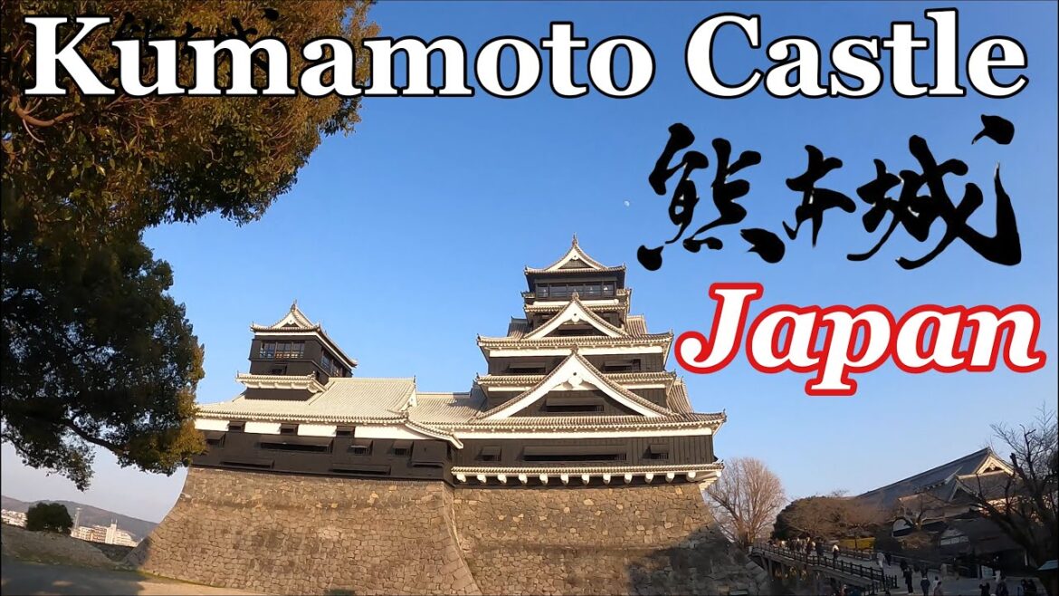 Kumamoto Castle on New Year’s Day 2023 熊本城 400 years of History JAPAN