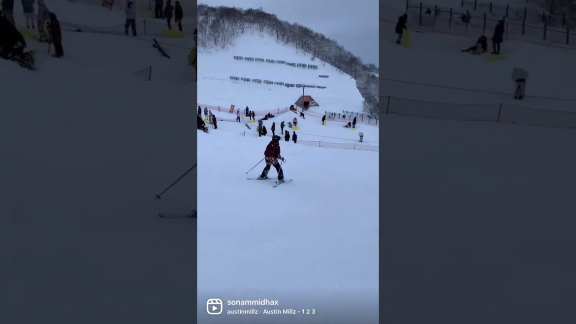 Skiing in Japan | Fun winter sport | Gala Yuzawa #skiing #shorts