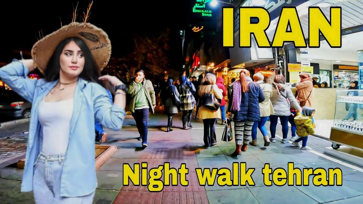 IRAN Today Night walk in Haft Hoz Square Tehran city 2023 vlog ایران IRAN Today Night walk in Haft Hoz Square Tehran city 2023 vlog ایران
