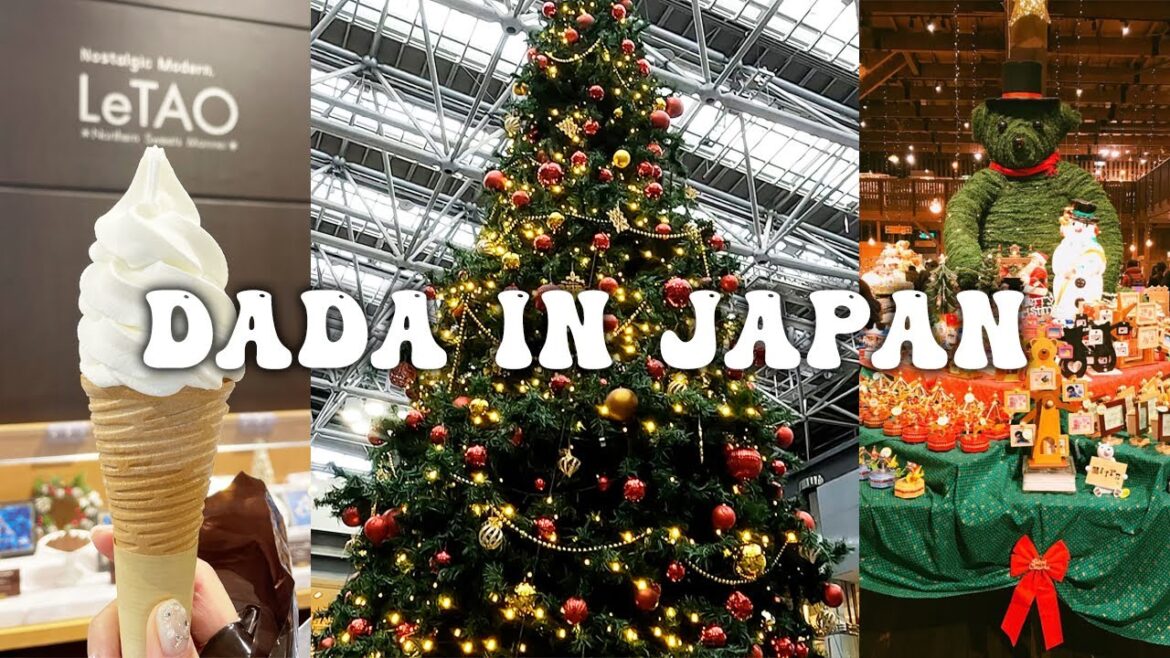 [여행vlog] 크리스마스 시즌에 눈의 왕국 삿포로를 가다│삿포로│오타루│오도리공원│일루미네이션