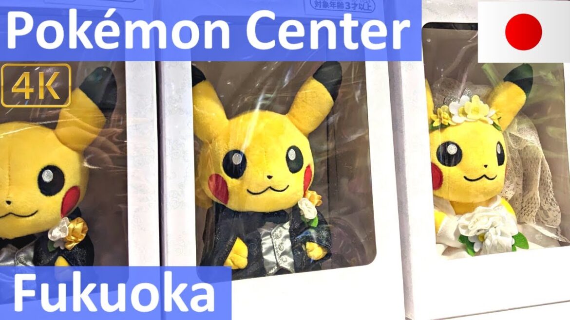 Pokémon Center Fukuoka – 4K Virtual tour/Japan/Pikachu/ASMR/StoreWalk