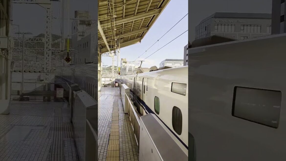 199 mph Shinkansen Bullet Train – Osaka, Japan. These trains can reach a top speed of 320 km/h. 199 mph Shinkansen Bullet Train - Osaka, Japan. These trains can reach a top speed of 320 km/h.