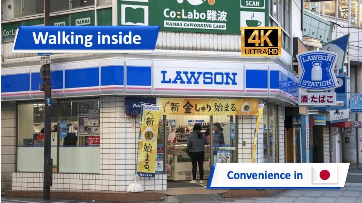 How a LAWSON Station (Convenience Store) in Japan is – 4K Video How a LAWSON Station (Convenience Store) in Japan is - 4K Video