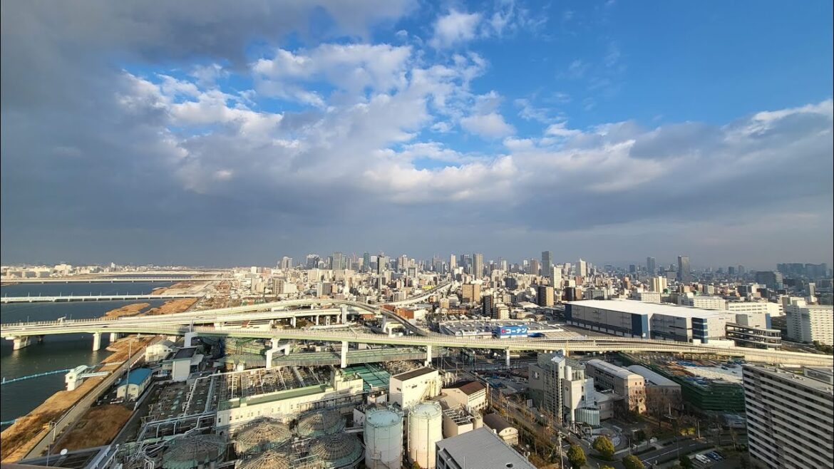 【 LIVE1440p   】大阪の景色  HAPPY NEW YEAR !　2023/1/8　晴れ ライブカメラ配信 ＠osaka japan