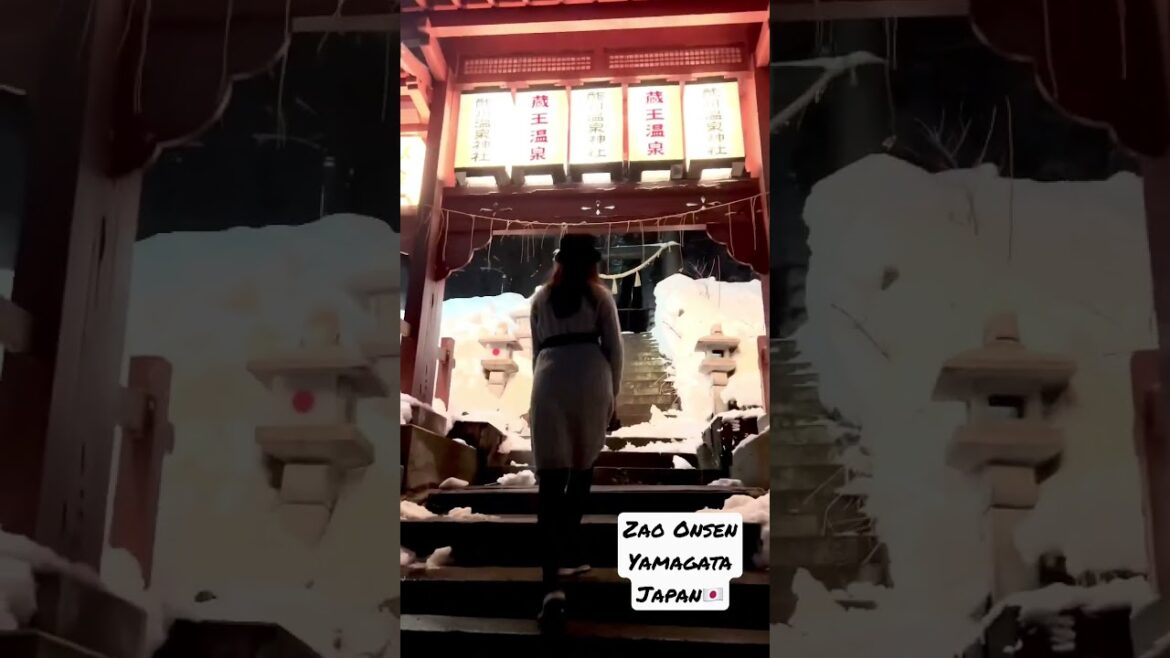 Zao Onsen, Yamagata, Japan🇯🇵 #ytshorts #ZaoOnsen #visitjapan #traveljapan #japanshorts #yamagata