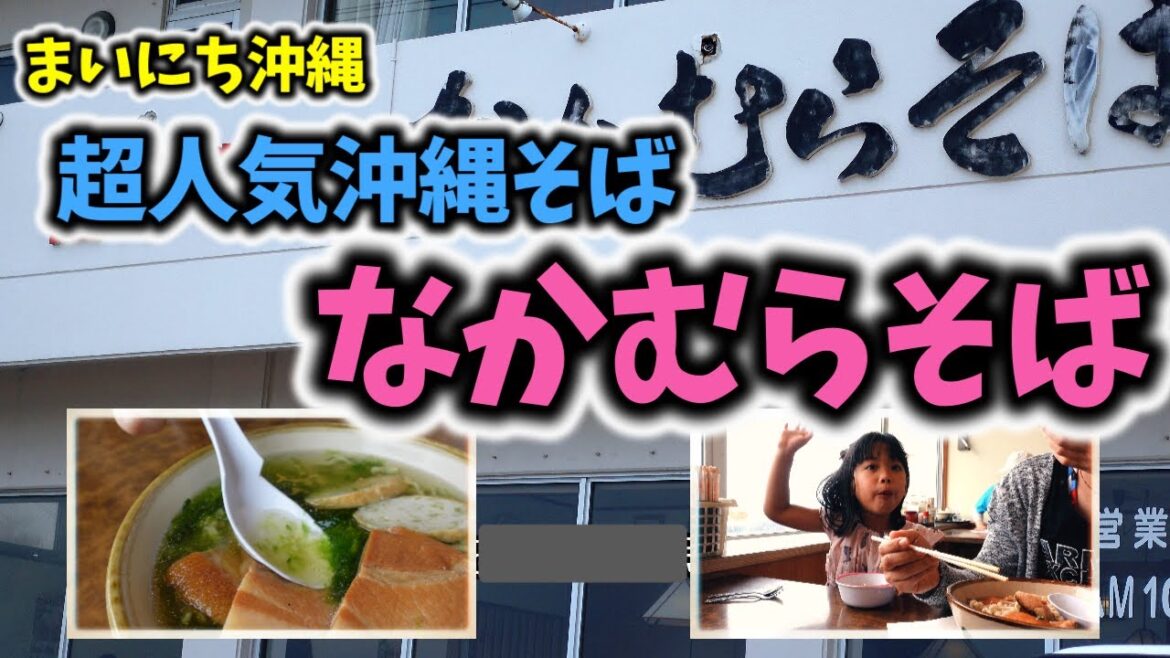 【超人気!沖縄そば】大人気、沖縄そば店『なかむらそば』沖縄やんばるで暮らすしおりファミリー南国日常Vlog okinawa 【超人気!沖縄そば】大人気、沖縄そば店『なかむらそば』沖縄やんばるで暮らすしおりファミリー南国日常Vlog okinawa