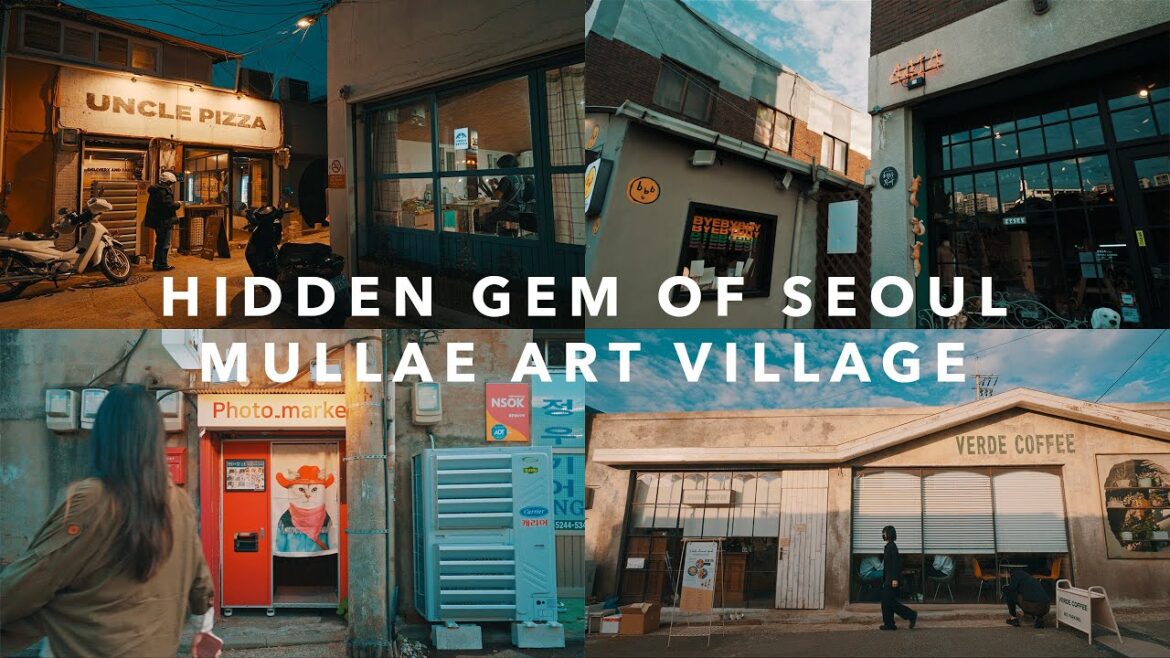 [4K] Seoul Tour | Local's New Favorite - Mullae Art Village ( Street, People, Shops )