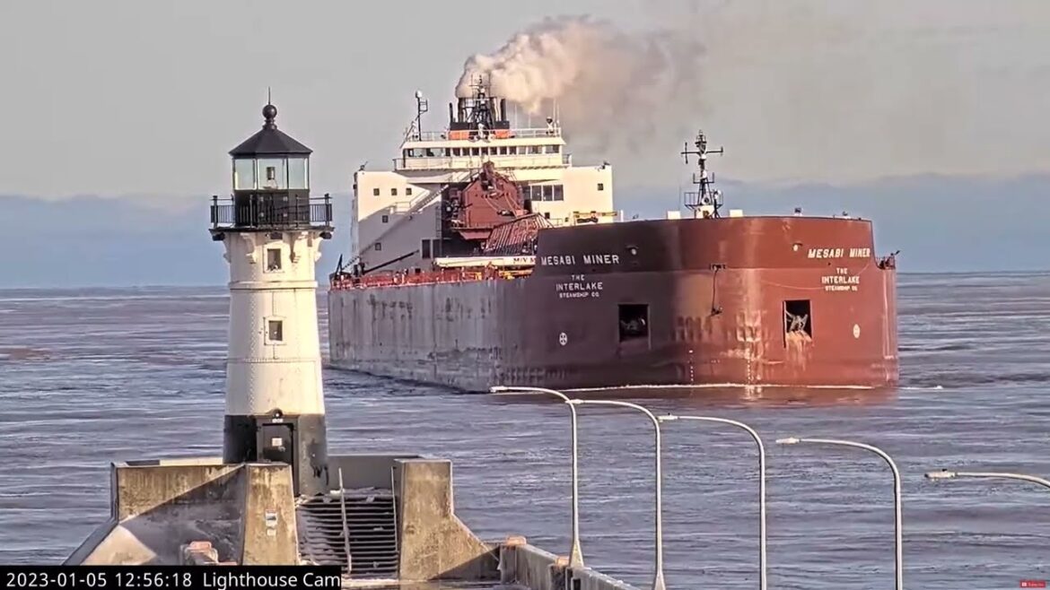 Mesabi Miner arrived in Duluth 01/05/2023