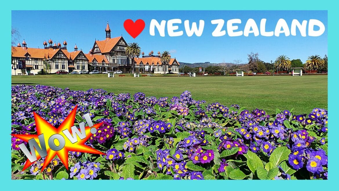NEW ZEALAND: Beautiful flowers and sculptures, 🏡 GOVERNMENT GARDENS in ROTORUA NEW ZEALAND: Beautiful flowers and sculptures, 🏡 GOVERNMENT GARDENS in ROTORUA