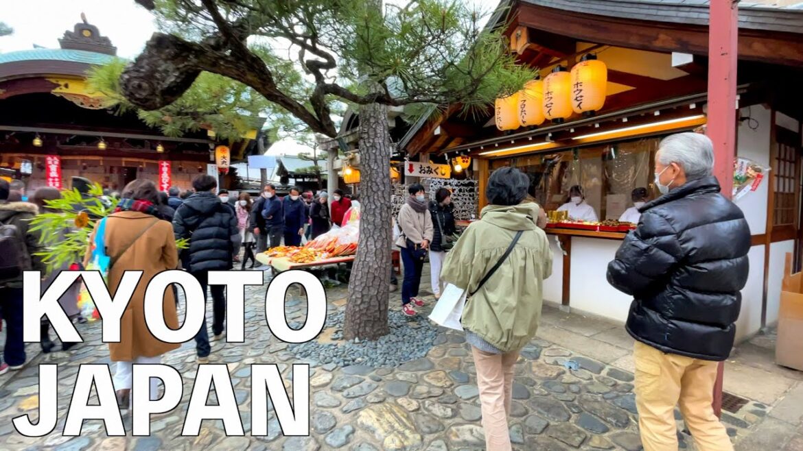 【4K】New Year Kyoto Walking Tour | JAPAN 2023