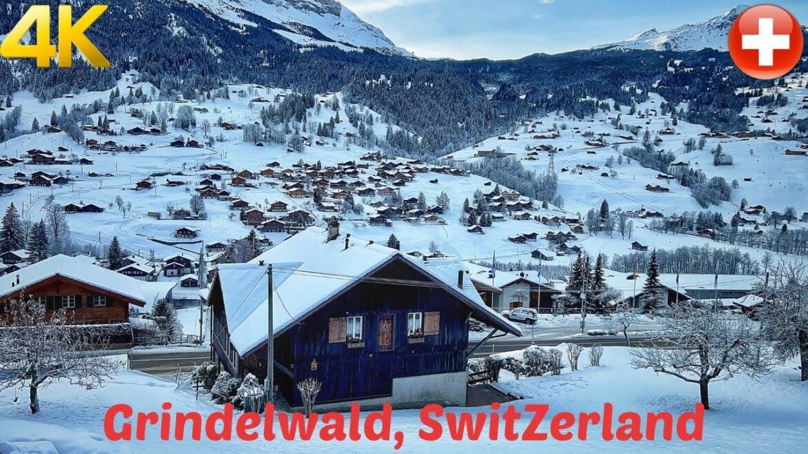 Grindelwald, Switzerland, Winter Snow Walk 4K 60fps – The Most Beautiful Villages in the World Grindelwald, Switzerland, Winter Snow Walk 4K 60fps - The Most Beautiful Villages in the World
