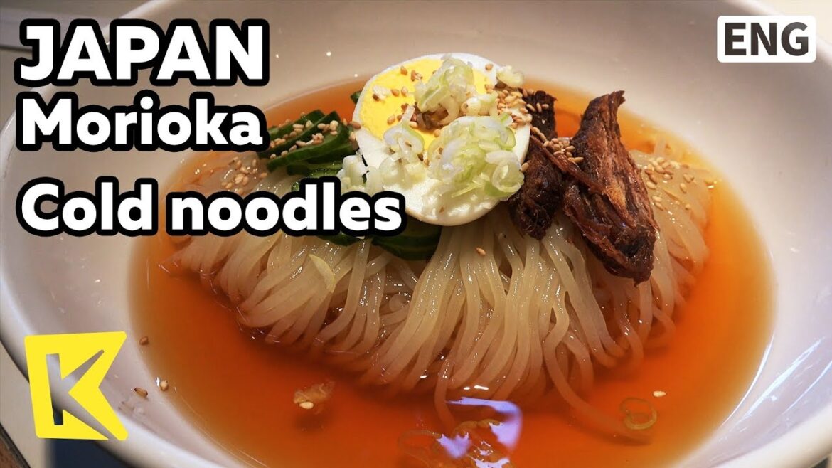 【K】Japan Travel-Morioka[일본 여행-모리오카]모리오카의 냉면 맛/Cold noodles/Soba Noodles/Kimchi