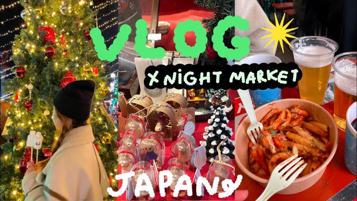 VLOGMAS🎄* Night market in Tenjin & HAKATA 🇯🇵 | ตลาดคริสต์มาสญี่ปุ่น ลองดื่มhotไวน์ครั้งแรก🍷 VLOGMAS🎄* Night market in Tenjin & HAKATA 🇯🇵 | ตลาดคริสต์มาสญี่ปุ่น ลองดื่มhotไวน์ครั้งแรก🍷