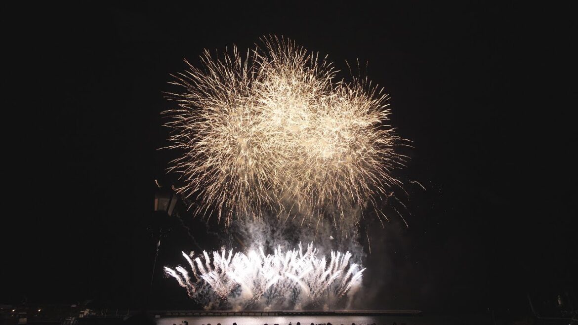ハウステンボス クリスマス 花火 2022.12.17