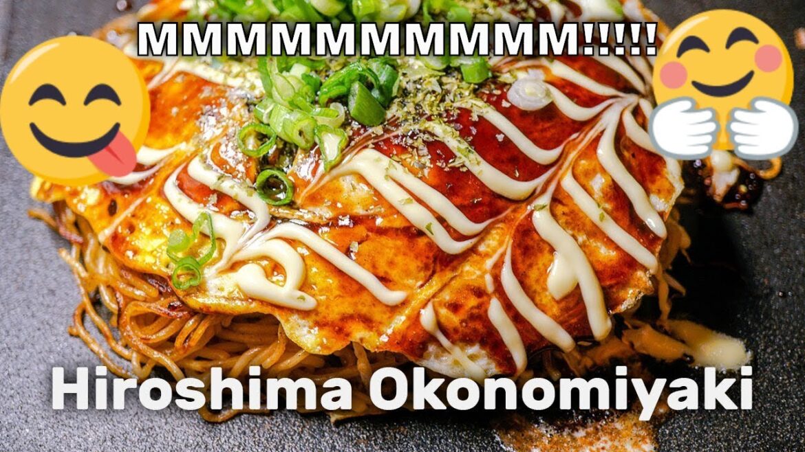 Hiroshima After Dark Eating Okonomiyaki! Hiroshima After Dark Eating Okonomiyaki!