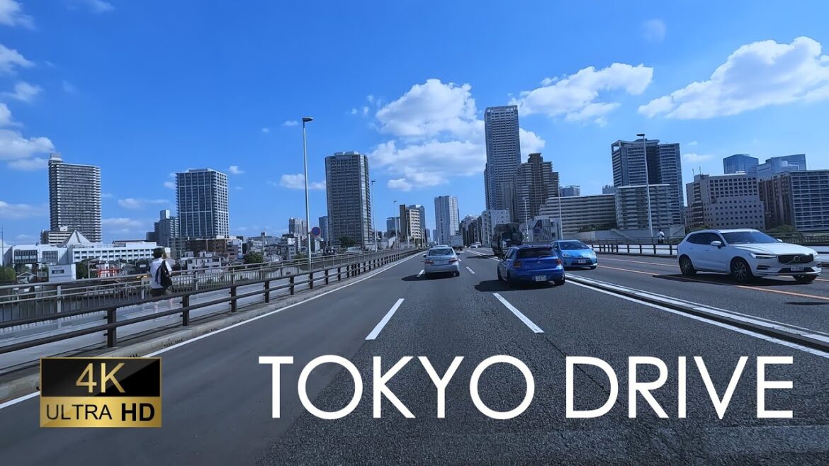 【 4K JAPAN DRIVE 】Tokyo Drive(Toyosu → Tokyo Station). 東京ドライブ(豊洲→東京駅→豊洲)