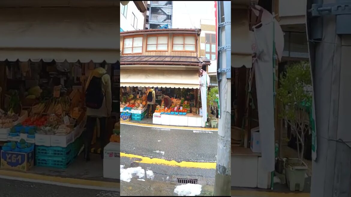 Bicycles and a Green Grocer in #Japan #shorts #shortsvideo