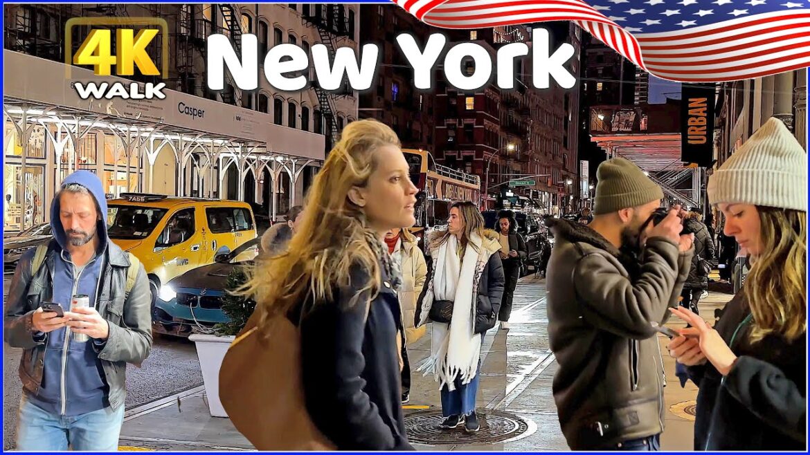 【4K】WALK Broadway Avenue - Manhattan NEW YORK City NYC USA NY