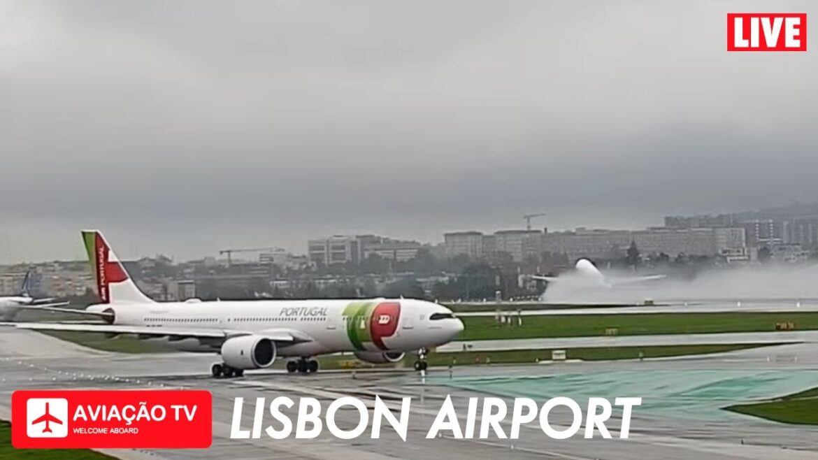 🔴 LIVE | Direto | Lisbon Airport / Aeroporto de Lisboa (LIS/LPPT)