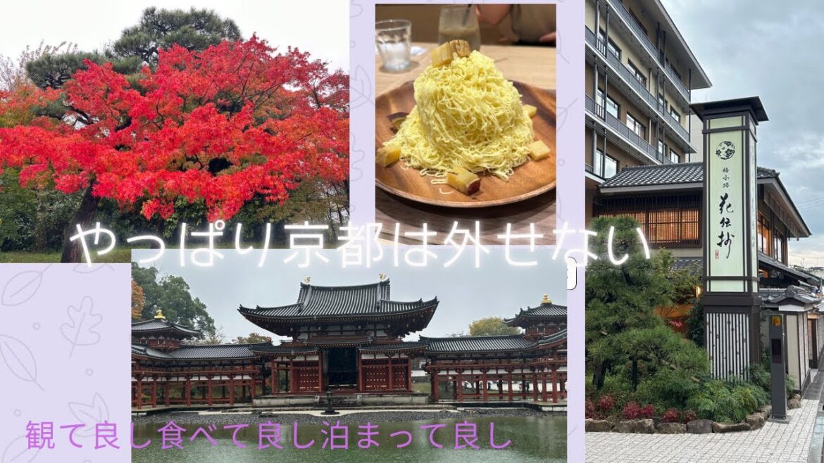 【日本旅行・母娘ふたり旅】日本に来たからには京都に行かねば！宇治平等院・京都スイーツ・梅小路花伝抄 〜 Kyoto Travel, Uji Byoudoin, Hotel Review