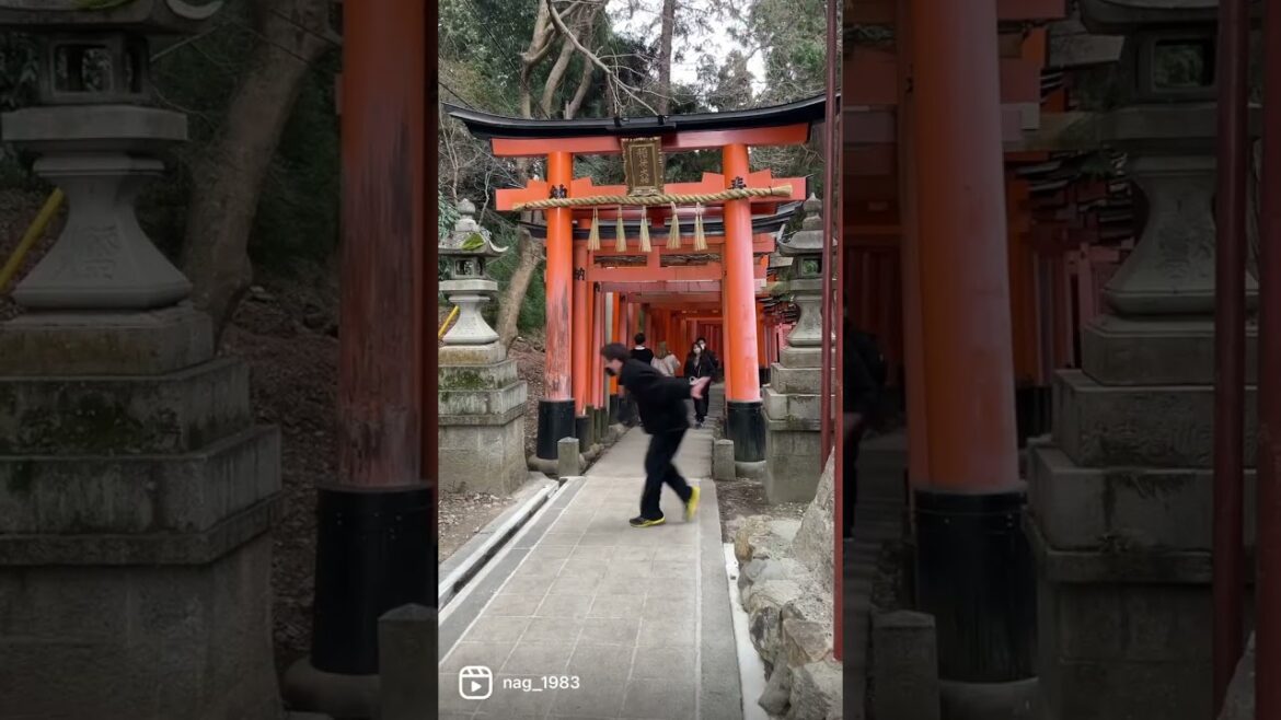 どこかわかった人は京都通 🥷🍁　#kyoto #naruto