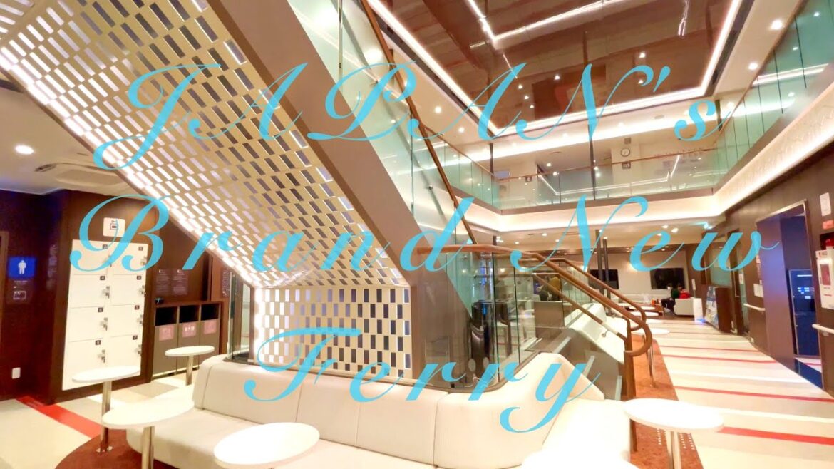 Trying Brand-New Ferry [Japan's overnight ferry] Compact Single Room with Lovely Amenity Bag