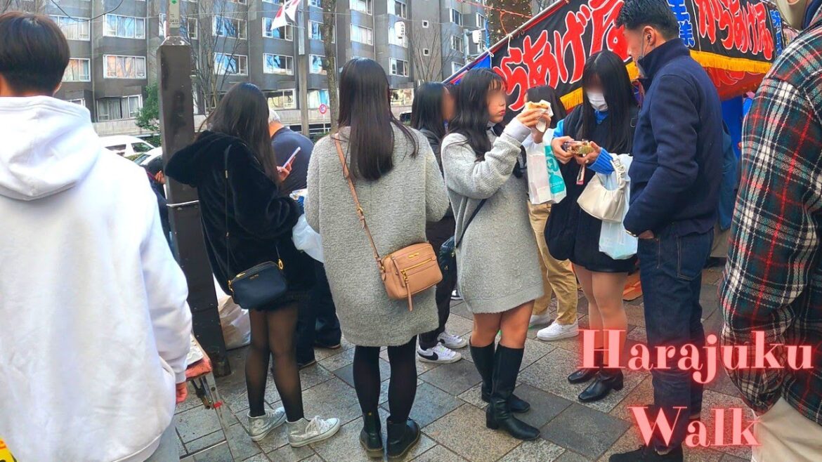 Harajuku Tokyo in Japan walking tour【4K】1.2023 Harajuku Tokyo in Japan walking tour【4K】1.2023