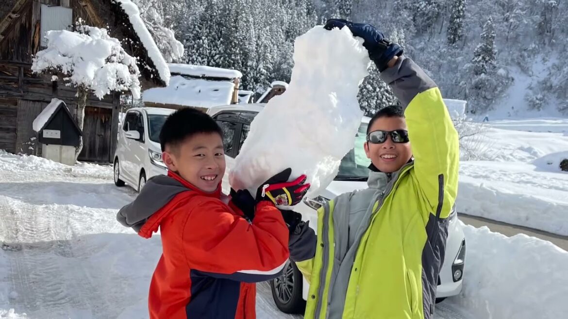 Japan Tokyo_Osaka 12/2022:- Beautiful Winter Shirakawago 美丽冬天的白川乡-合掌村