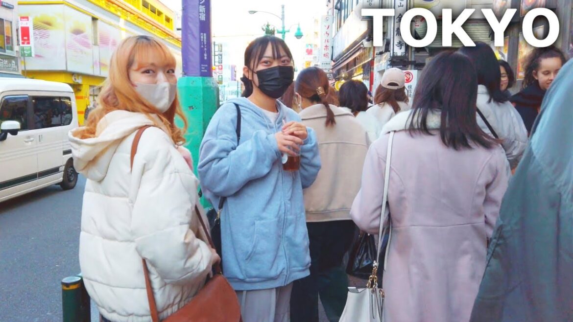 [4k] Tokyo - Walking in Shin-Okubo area. Lively Korean Town at year-end (Dec. 2022)