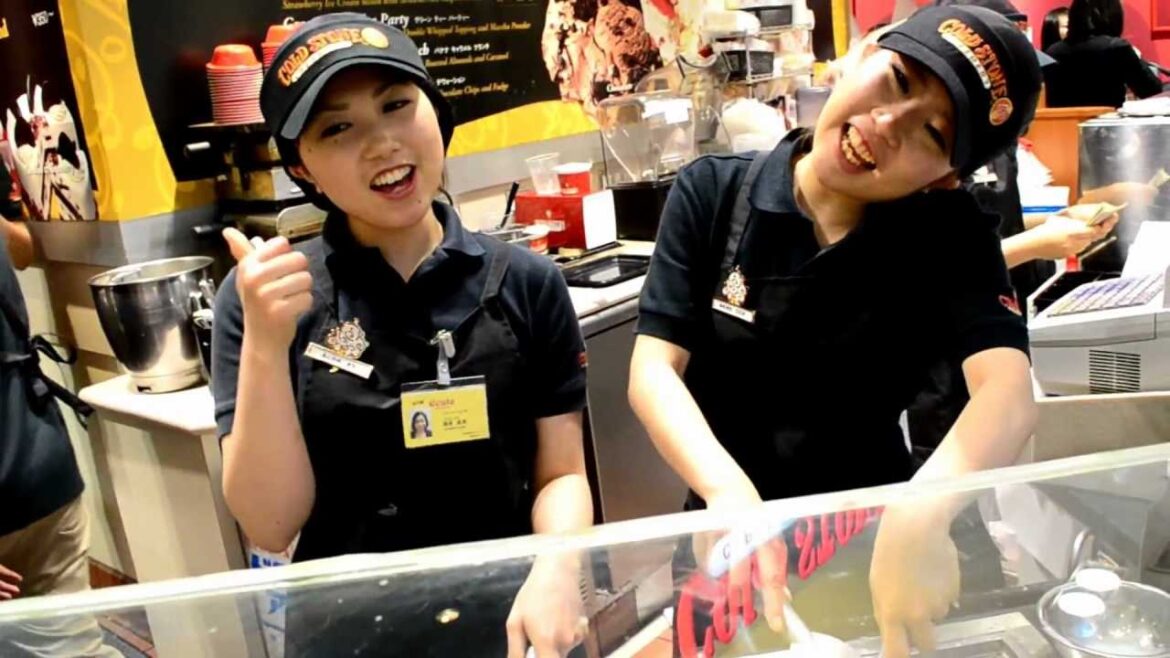 Cold Stone Creamery at Shinagawa-Tokyo Japan