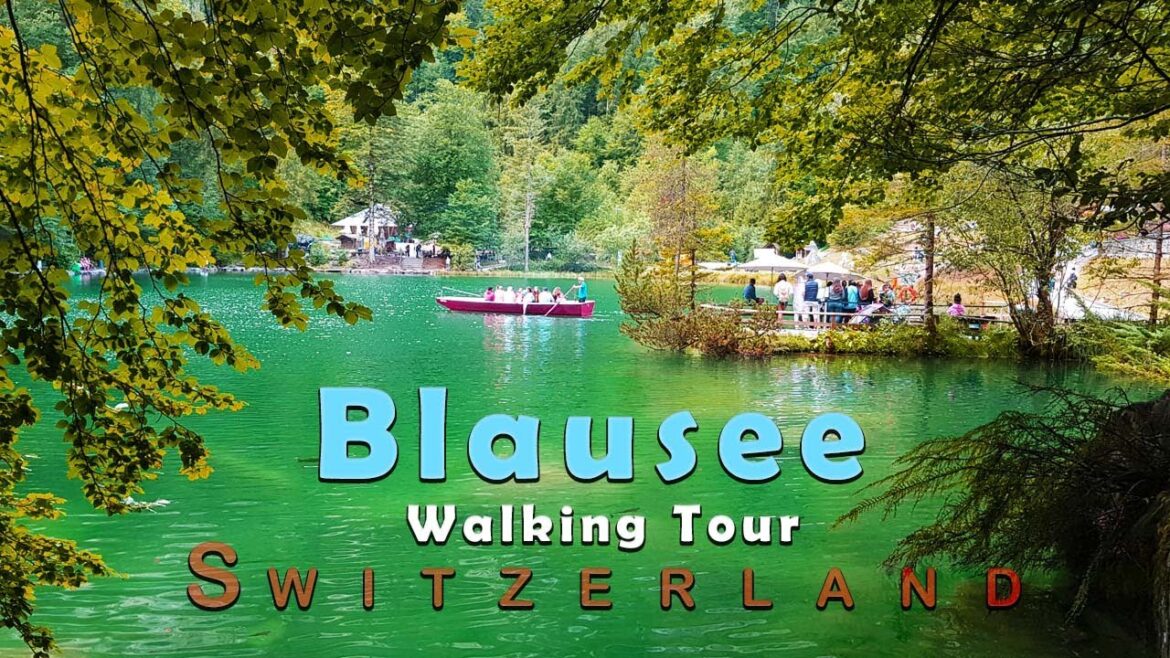 Blausee Switzerland 4K – Scenic Hidden Jewel In Switzerland – Walking tour Blausee Switzerland 4K - Scenic Hidden Jewel In Switzerland - Walking tour