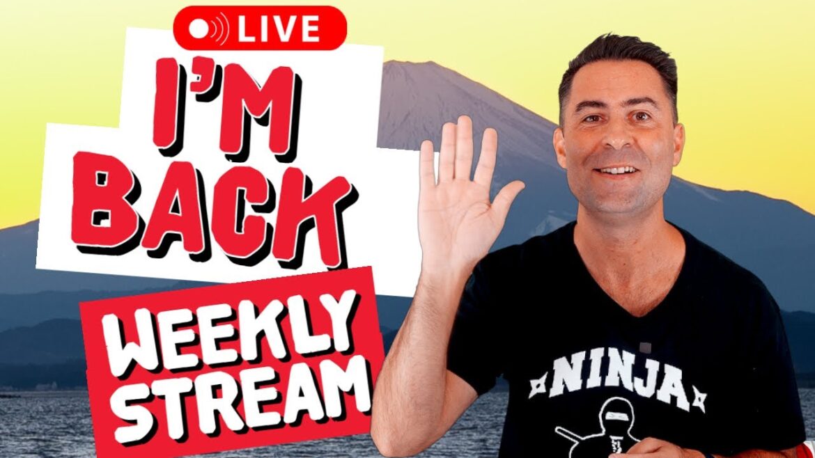 Back from JAPAN - What next?  (🔴 STREAM) #japantourism #japantravel #japan