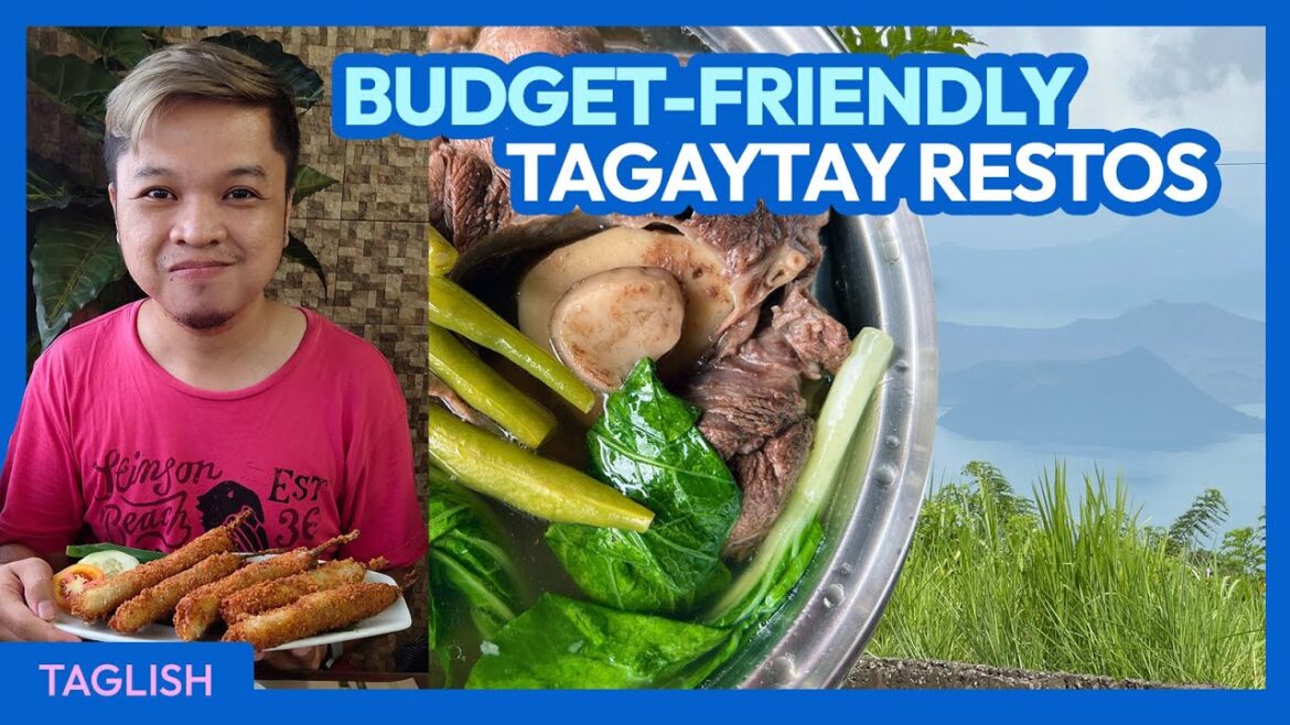 TAGAYTAY's Budget-Friendly Restaurants & Food Spots