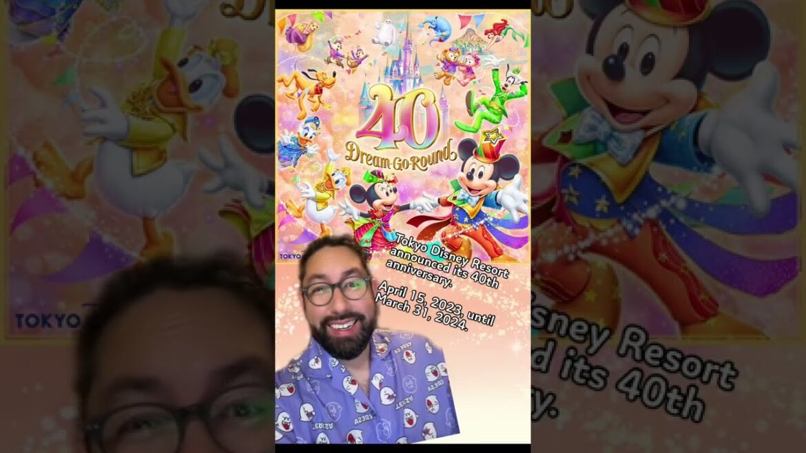 NEW Tokyo Disneyland parade debuts in 2023 for the 40th anniversary!