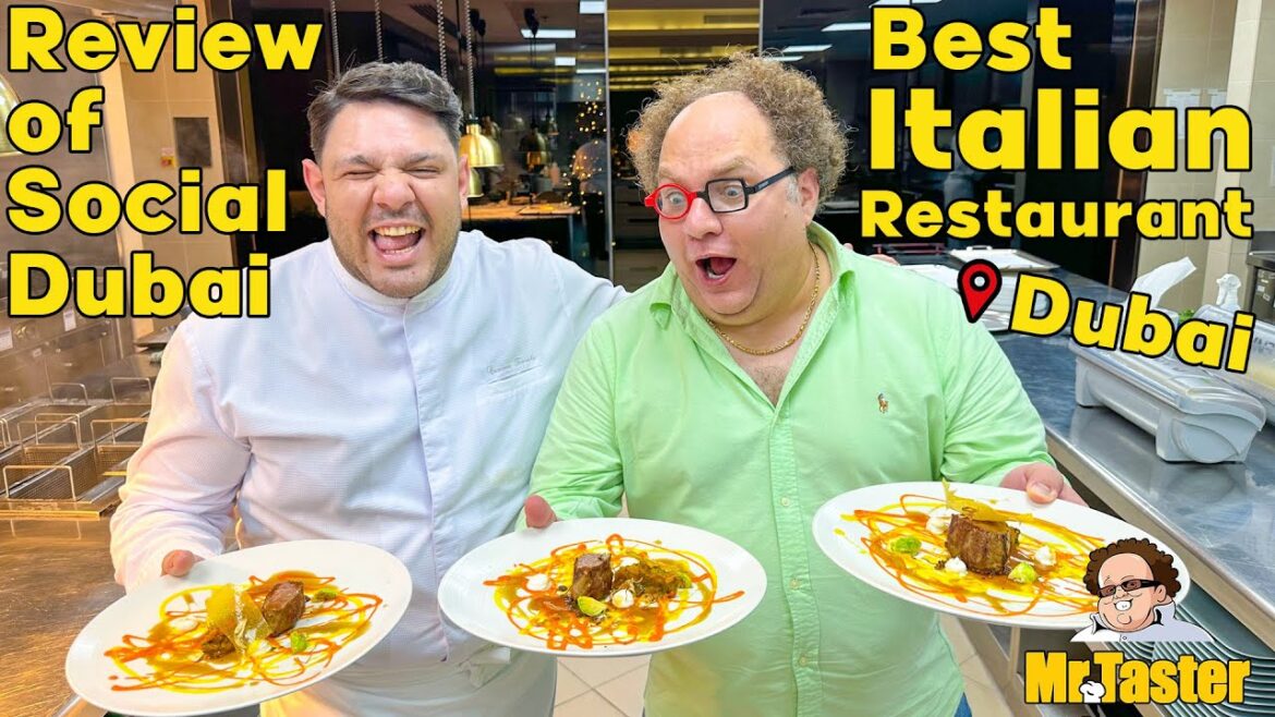 Italian food tour in Dubai. Reviewing the Social restaurant in Palm Jumeirah