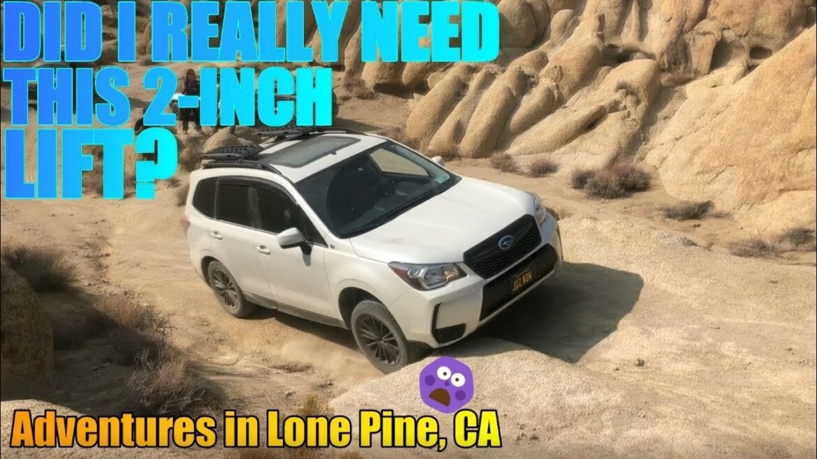 My 2-inch Lifted 2015 Forester XT put to the test in Lone Pine, CA