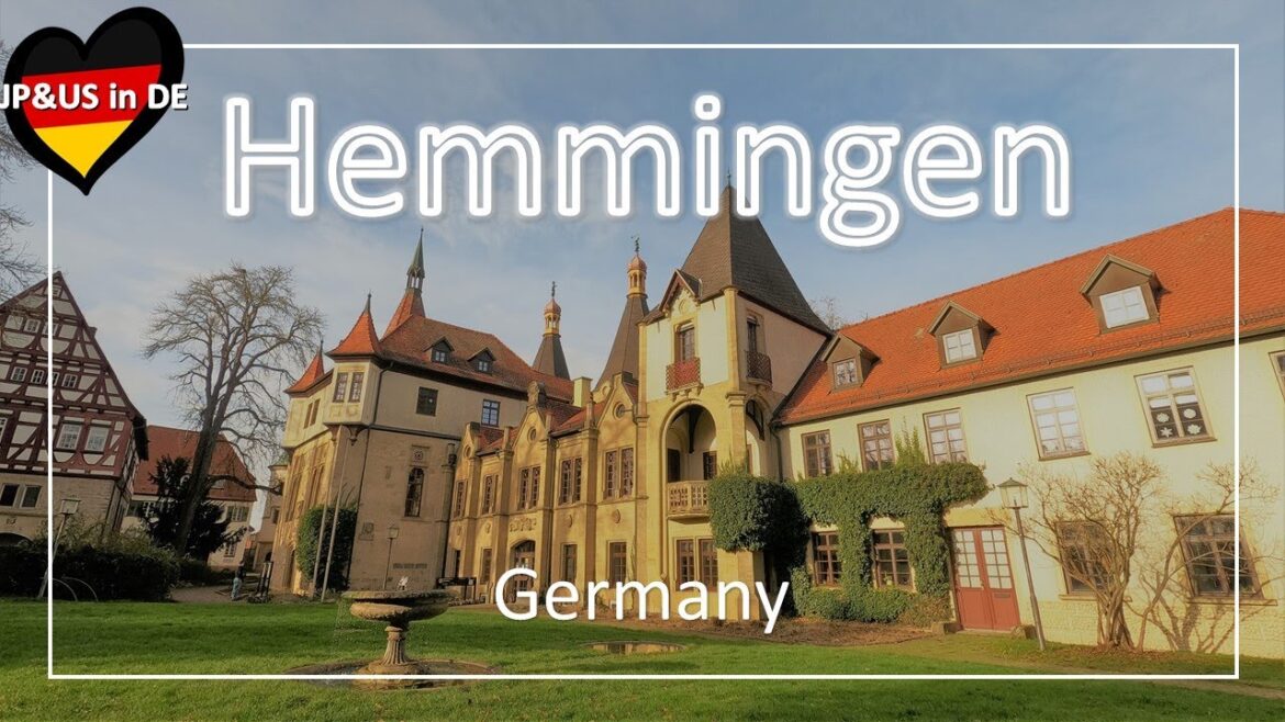 【Hemmingen】🇩🇪Walking in Hemmingen Germany / Walking Tour / Schloss Hemmingen/Day trip from Stuttgart