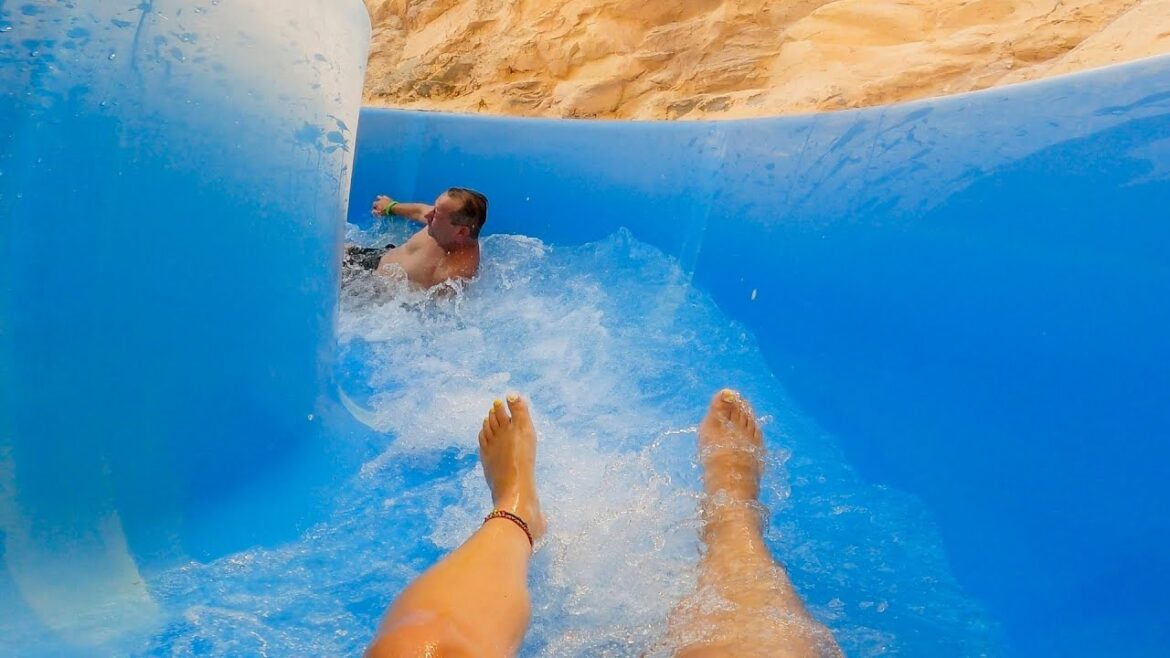 Wild River Waterslide at AQUALAND Freizeitbad Köln Germany