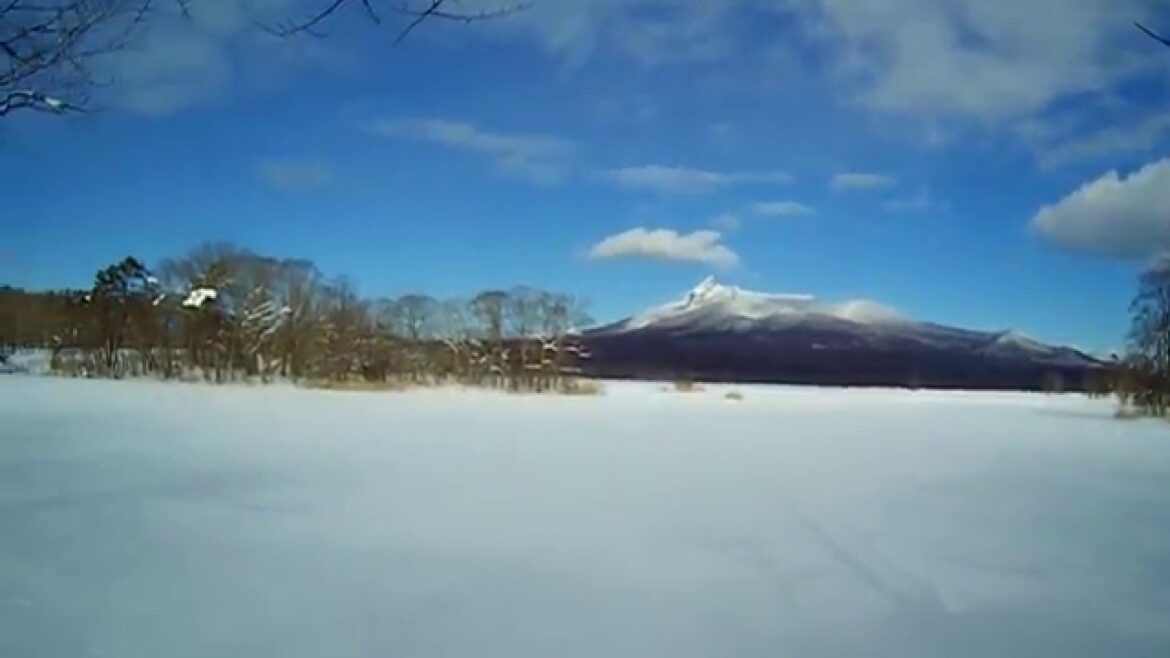 冬の北海道　大沼公園