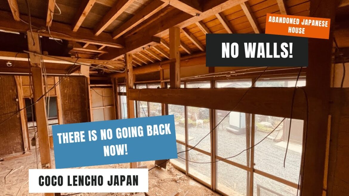 Abandoned Japanese House – Ep 9 – 1st Floor Walls Are Gone! Akiya Renovation Abandoned Japanese House - Ep 9 - 1st Floor Walls Are Gone! Akiya Renovation