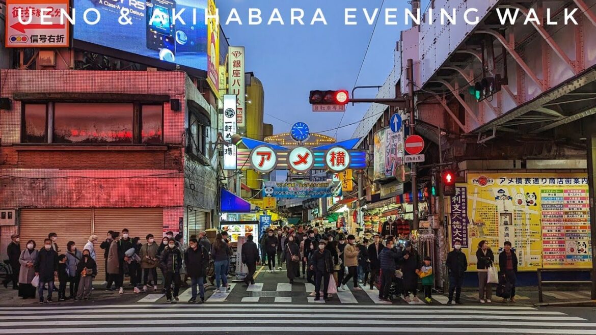 Tokyo Sunset/Evening Photowalk - Ueno & Asakusa