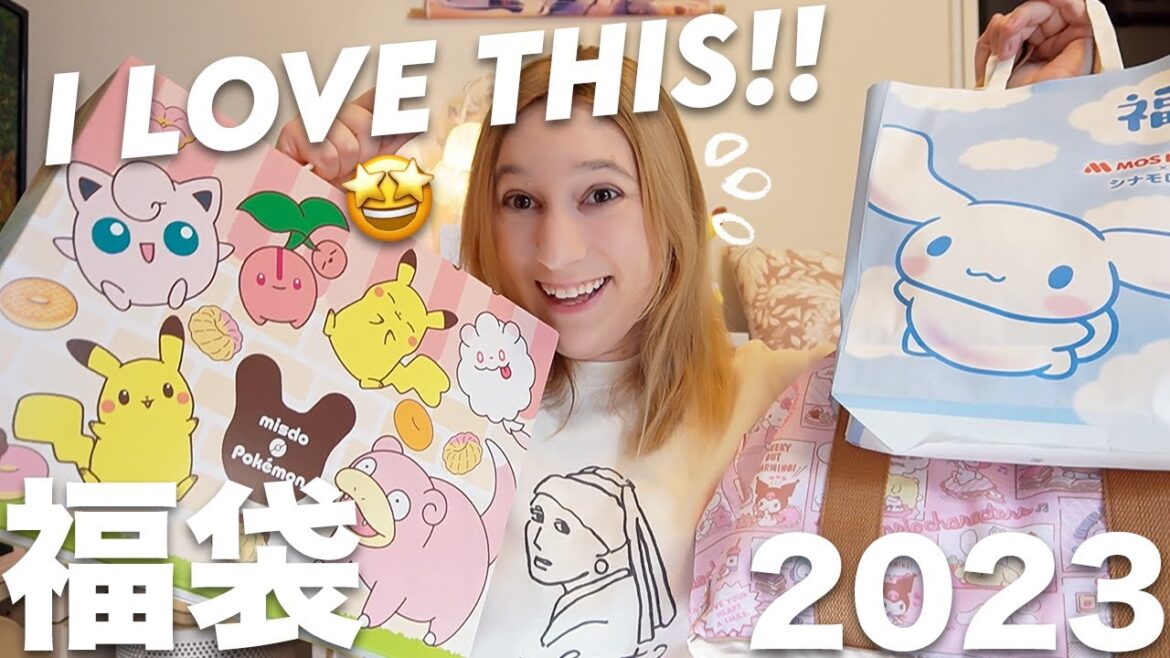Opening POKEMON and SANRIO Lucky Bags!! 🇯🇵 | Fukubukuro 2023 Haul Opening POKEMON and SANRIO Lucky Bags!! 🇯🇵 | Fukubukuro 2023 Haul