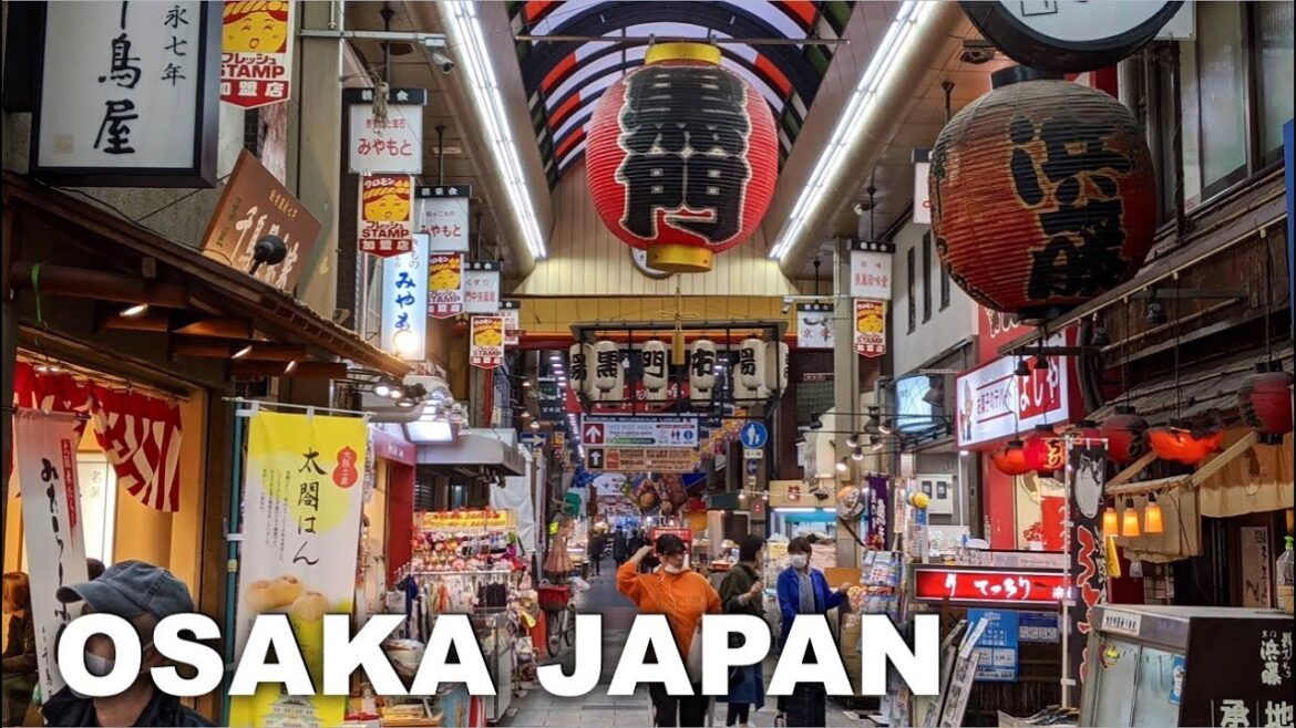 Osaka, Kuromon Ichiba Market - Most Famous Food Market [4K 60p] POV