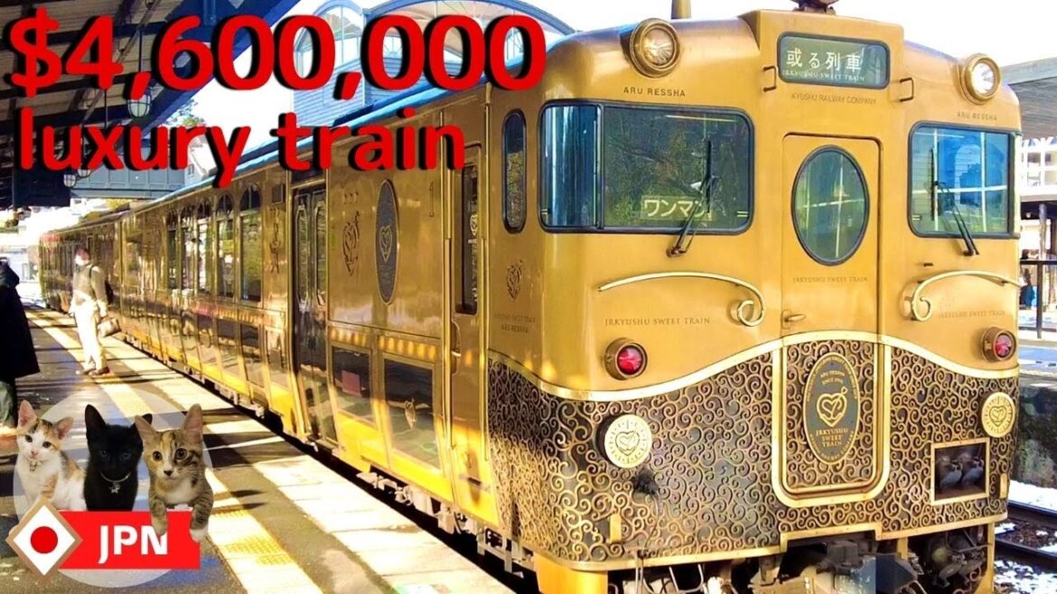 4.6million dollar luxury train🚋JAPAN “Aru Train” from Yufuin to Hakata/3 hours with full course meal 4.6million dollar luxury train🚋JAPAN "Aru Train" from Yufuin to Hakata/3 hours with full course meal