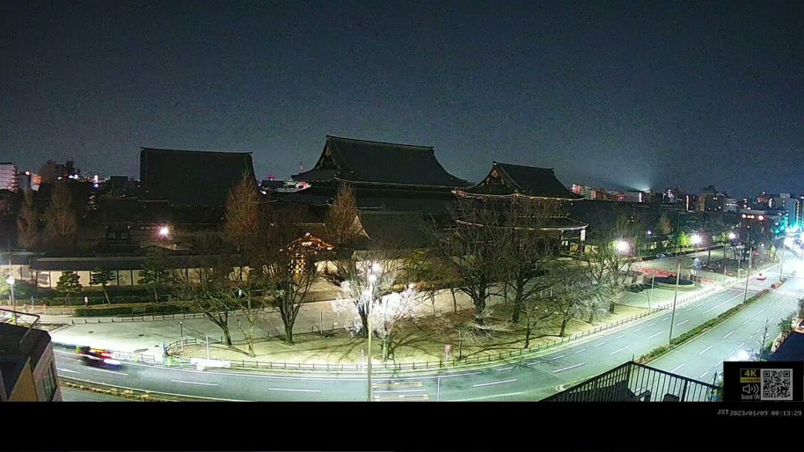 【ARCHIVE】 2023/01/09 0:00～  (KYOTO JAPAN LIVE CAMERA)