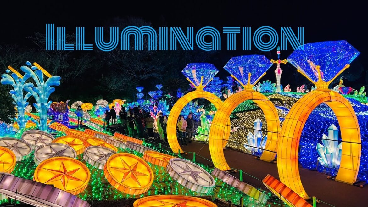 පාට පාටින් හැඩවුනු ජපානයේ අලුත් අවුරුදු | New year illumination in Japan