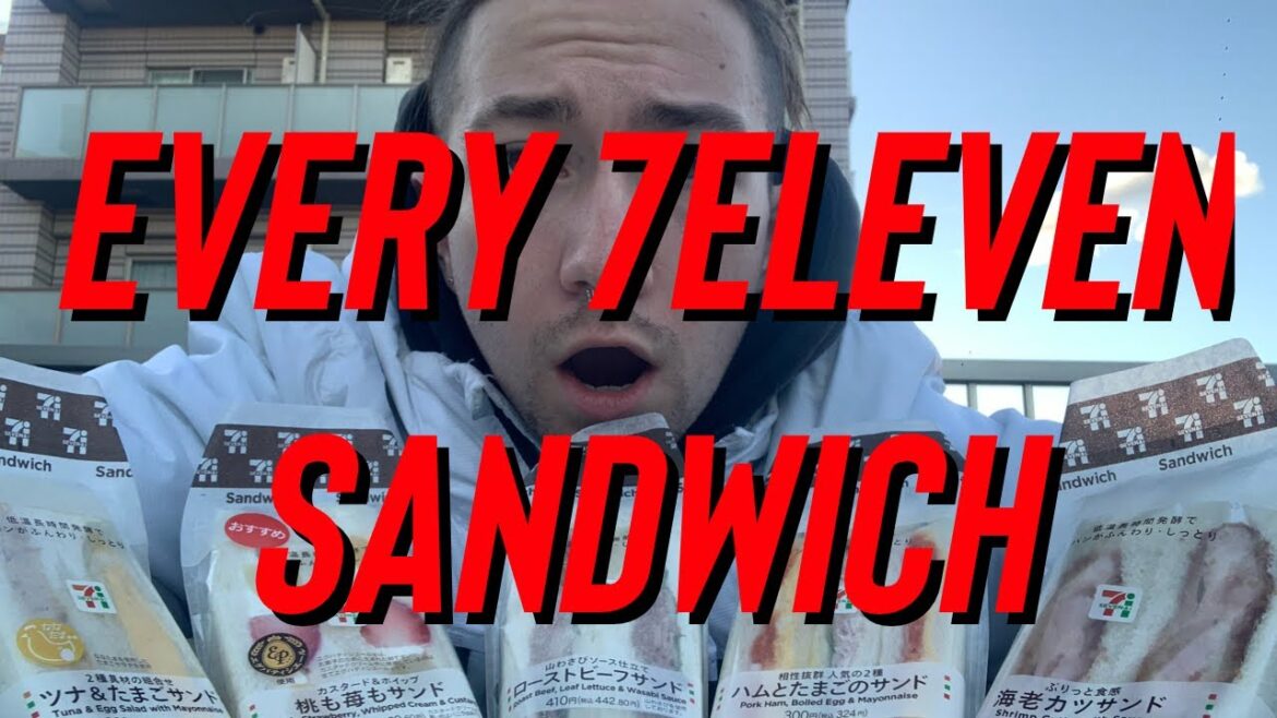 Ranking The Best Japanese 7-Eleven Sandwiches!