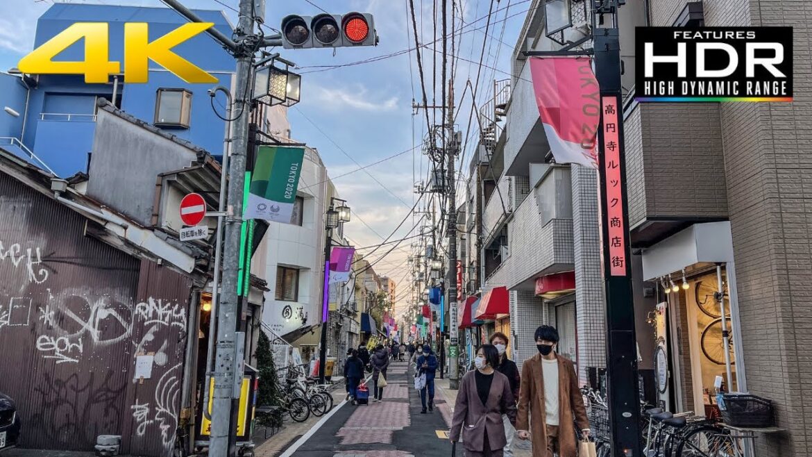 📽️ [4K HDR] Discover Koenji, Tokyo's Retro Hub | Vintage Shops, Alternative Culture & Rock'n'Roll