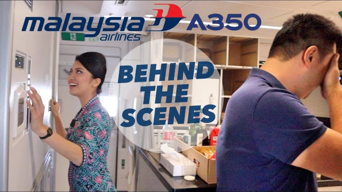 Behind The Scenes – Malaysia Airlines A350-900 Delivery Flight Behind The Scenes - Malaysia Airlines A350-900 Delivery Flight