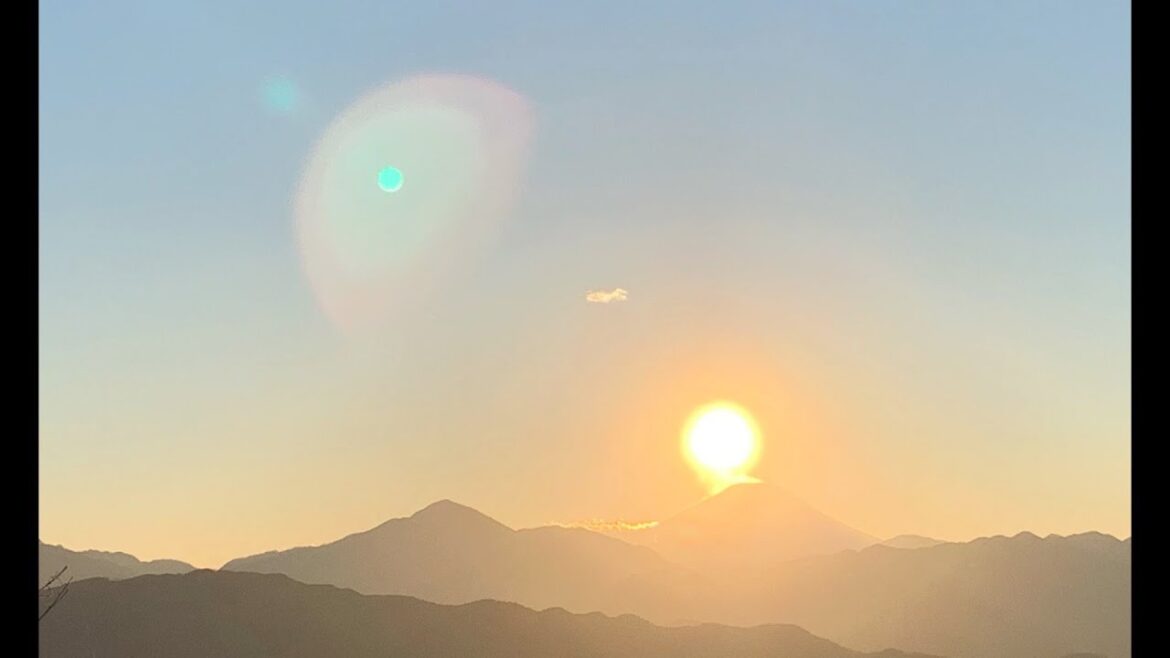 Diamond Mt. Fuji Sunset Tokyo Cross Country Hiking/Jimbasan→Takaosan #travel #japan